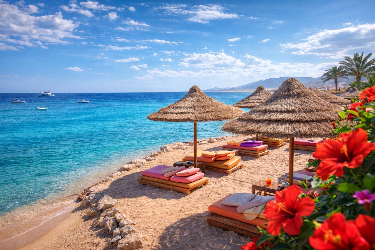 Пляж в Шарм-эль-Шейхе Пляж в Шарм-эль-Шейхе