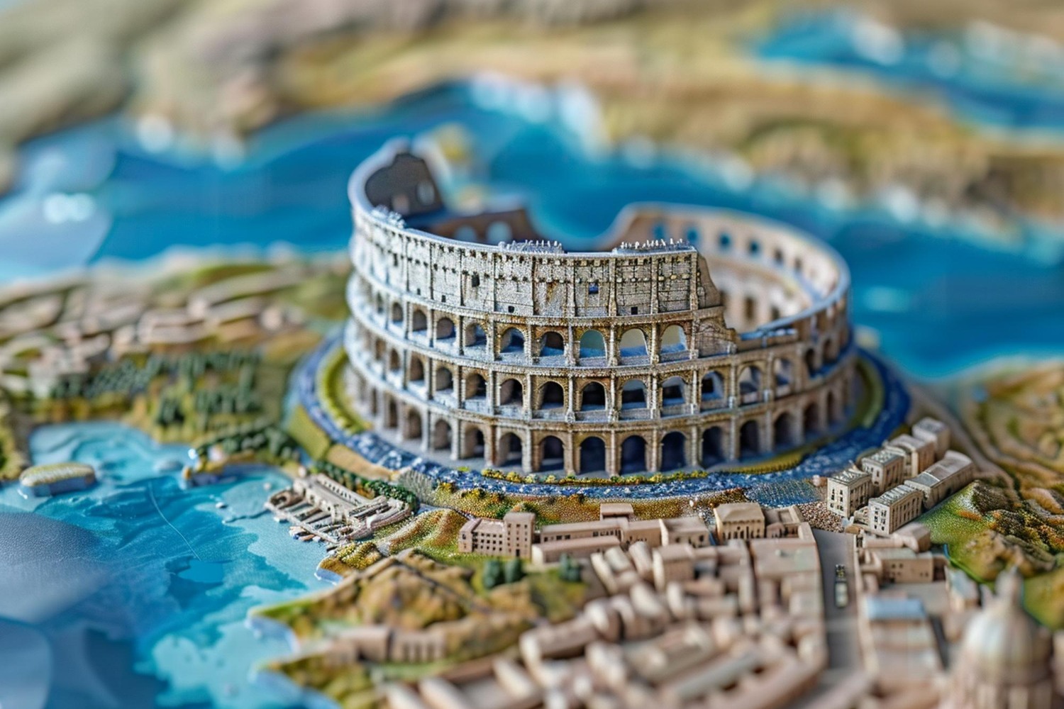 Макет Колизея Макет Колизея