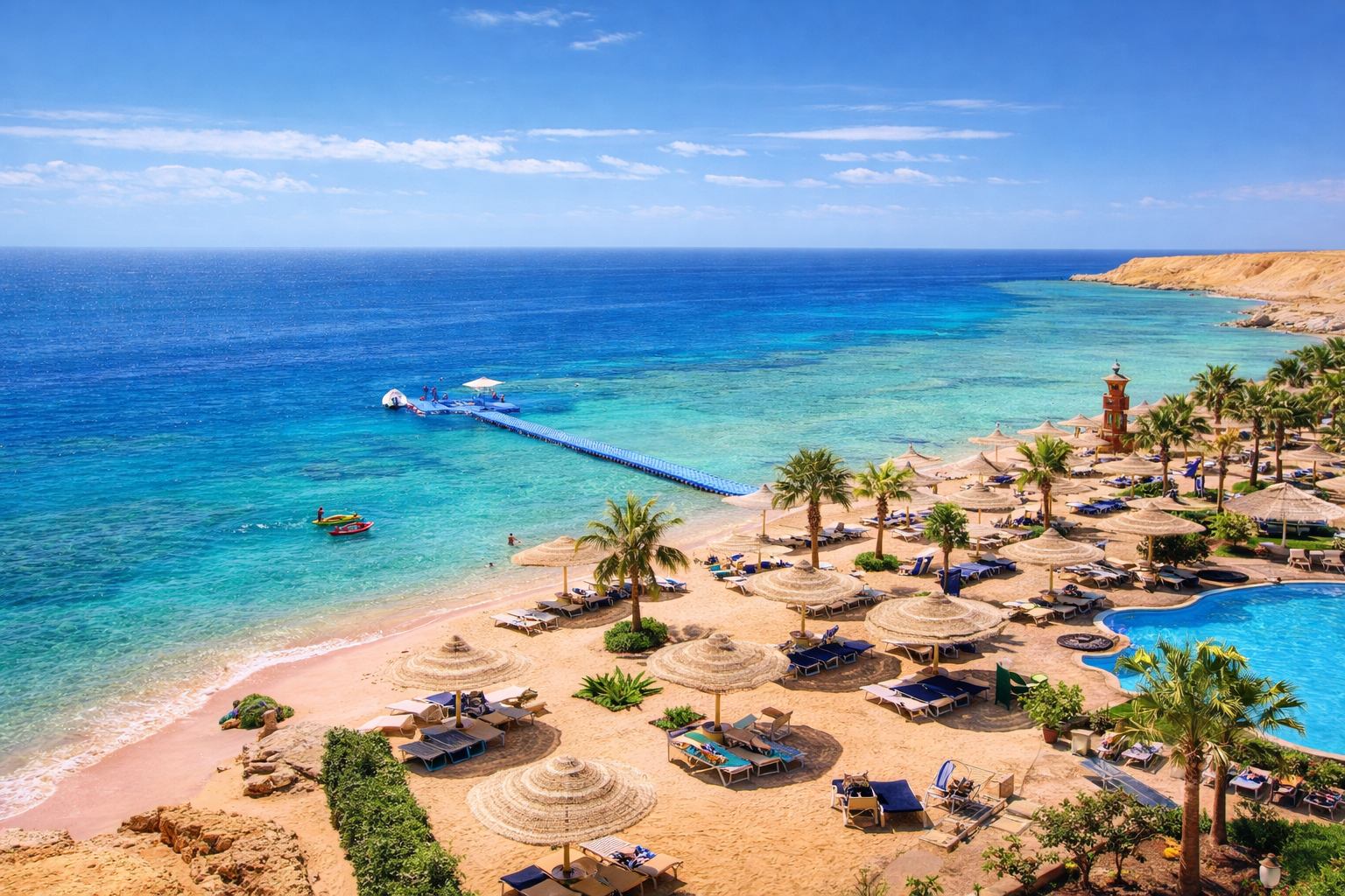 Пляж в Шарм-эш-Шейхе